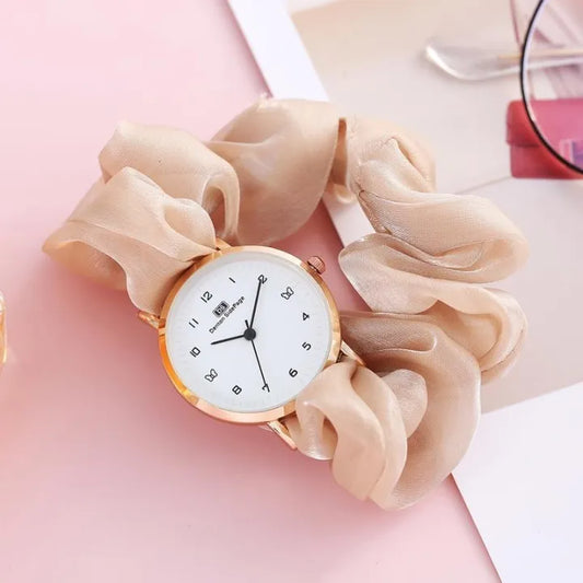 watches Korean Girls Alloy Ribbon