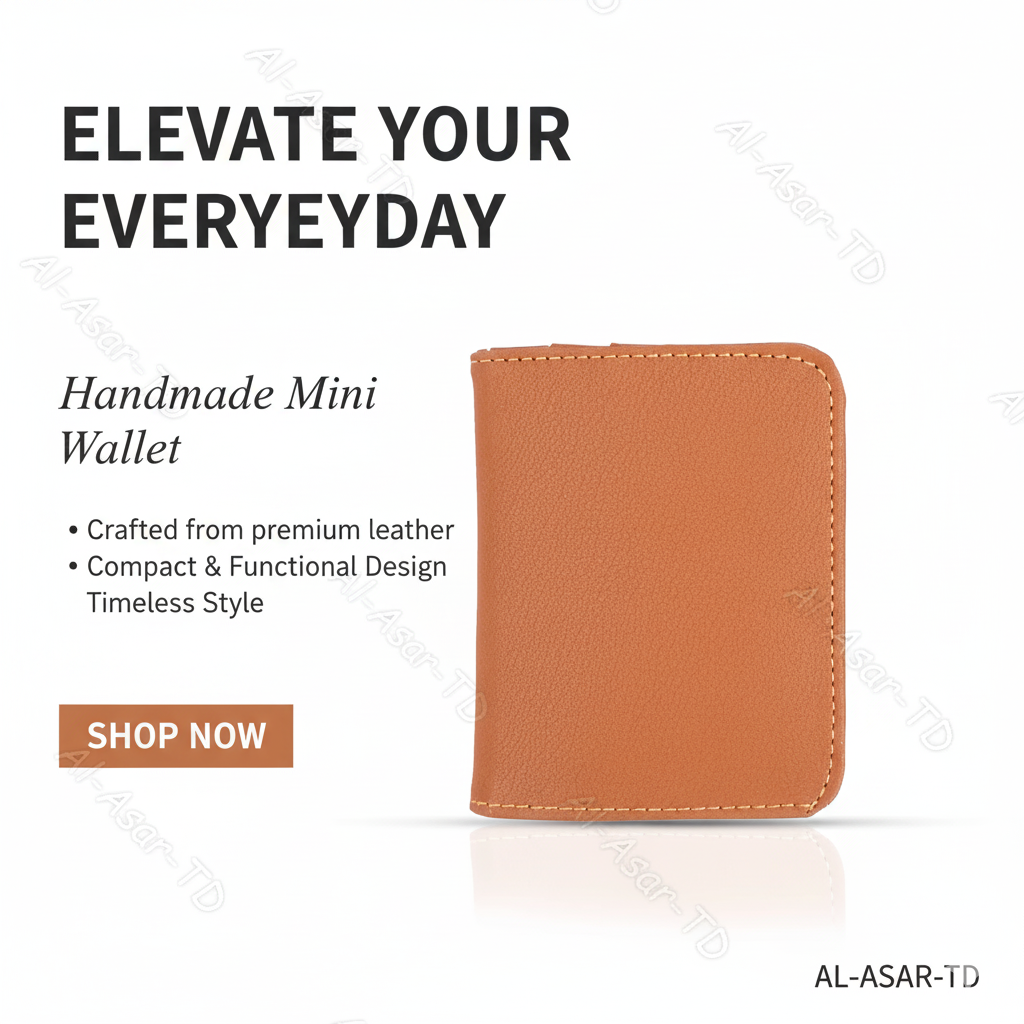 Mini Wallet For Men Stylish Branded 100% Original Leather