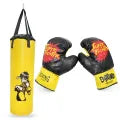 Boxing Punching Bag with Gloves for Kids