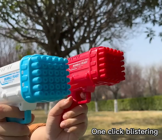 Bubble Gun for Kids with Water Bottle